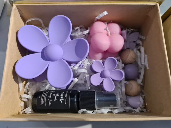 Purple themed gift box