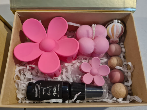 Pink themed gift box