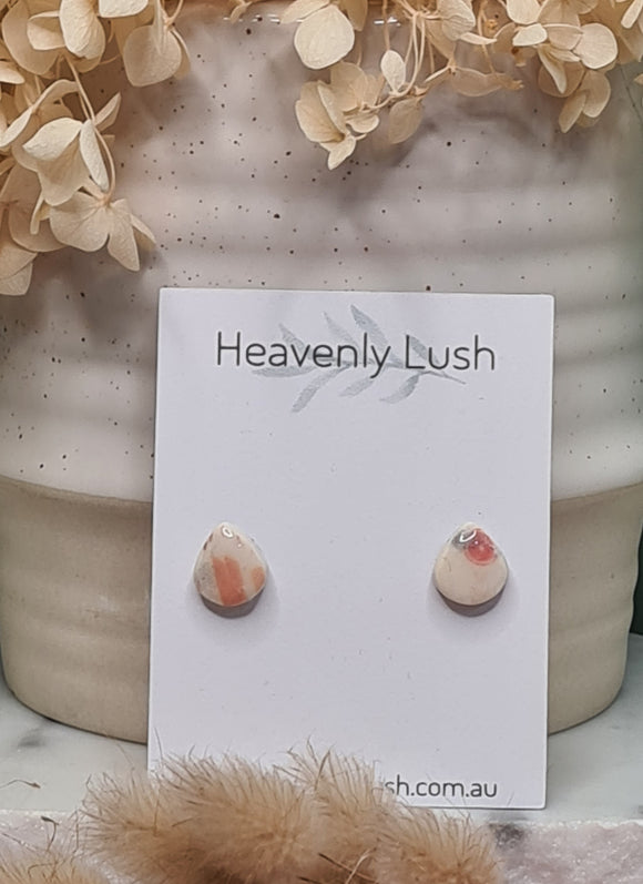 ⭐️60% OFF⭐️ Patterned design - Teardrop Studs