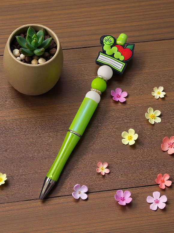 Beaded Pen - Bookworm