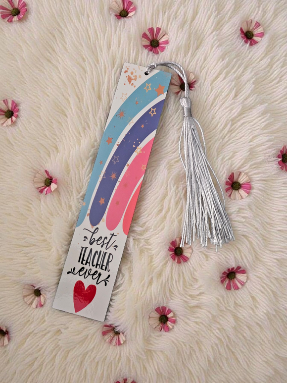 Wooden Bookmark - Best Teacher Ever
