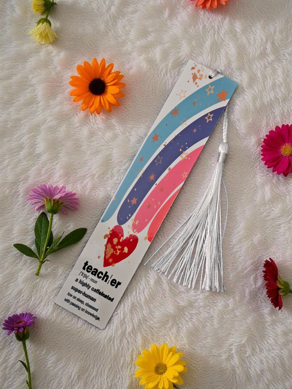 Wooden Bookmark - Teacher