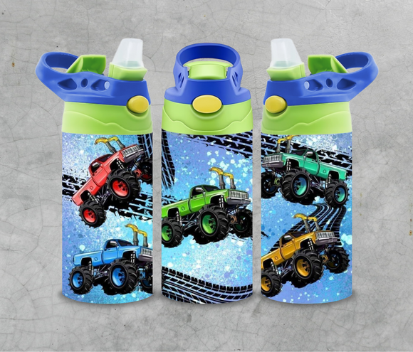 ✨️ SALE ✨️ Kids 12oz - Monster Trucks