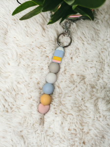 Large Keyring - Teacher Gift (pencil - design #2)