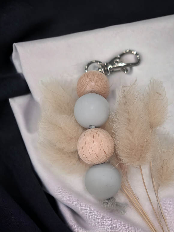 Small Keyring - Grey