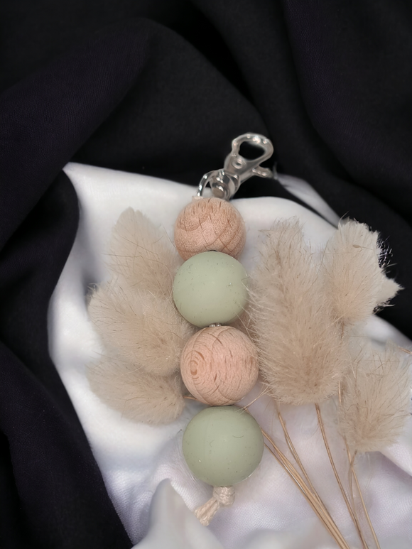 Small Keyring - Sage