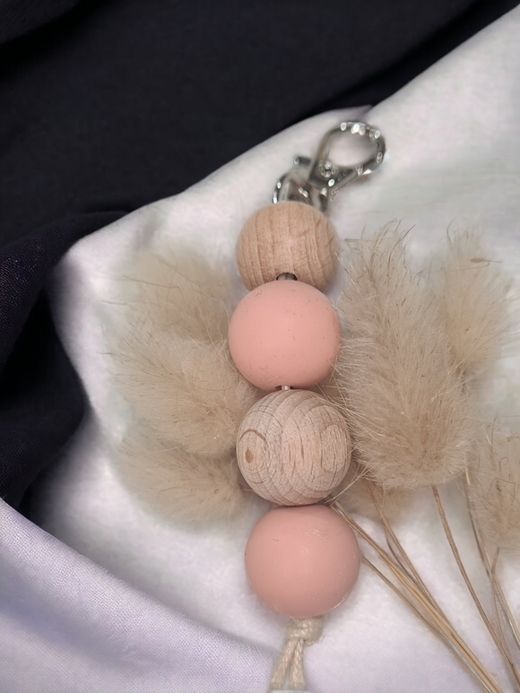Small Keyring - Peach