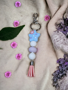 Small Keyring - Blue Star