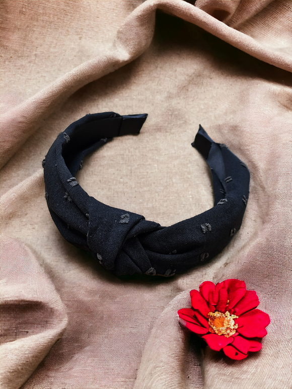 Black Knotted headband
