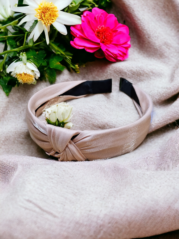Blush pink headband