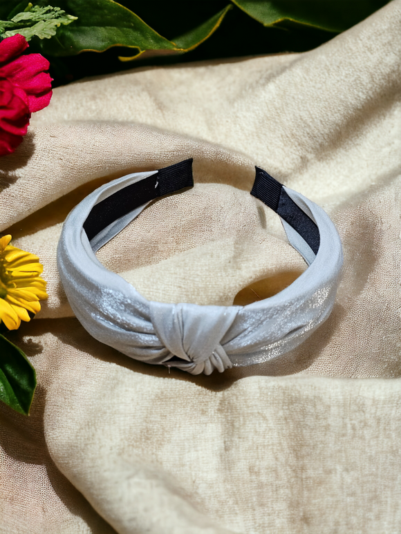 Silver Knotted headband