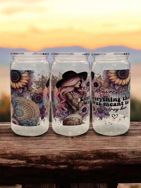 16oz Plastic Clear Tumbler - 