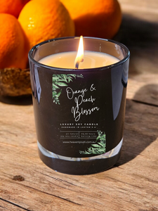 Soy Wax Candle - Orange & Peach Blossom