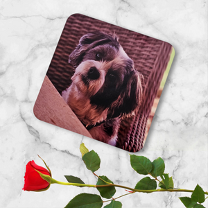 2pk Custom Photo Cork Coasters