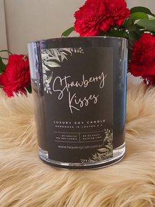 Soy Wax Candle - Strawberry Kisses