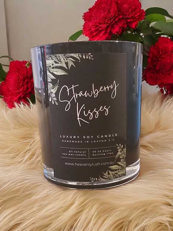 Soy Wax Candle - Strawberry Kisses