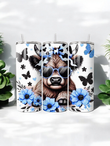 20oz Tumbler - Highland Cow