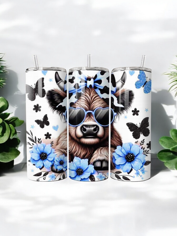 20oz Tumbler - Highland Cow