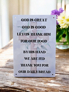 "God is great, God is good...."