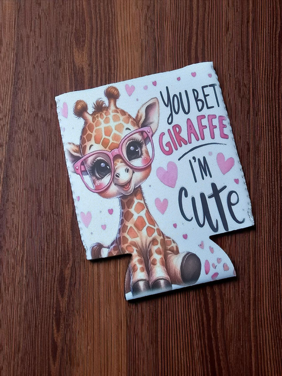 Can Cooler - You bet Giraffe I'm cute