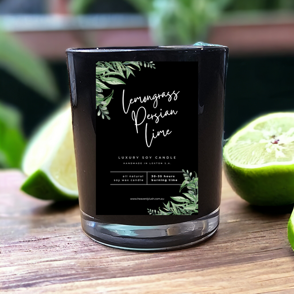 Soy Wax Candle - Lemongrass Persian Lime