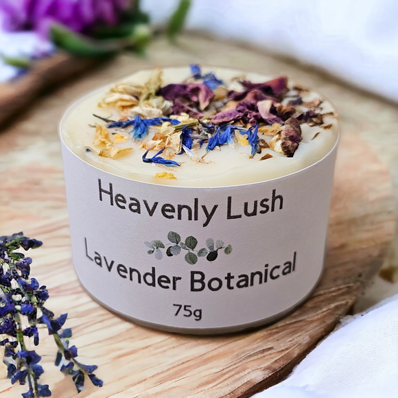Round Soap - Lavender Botanical