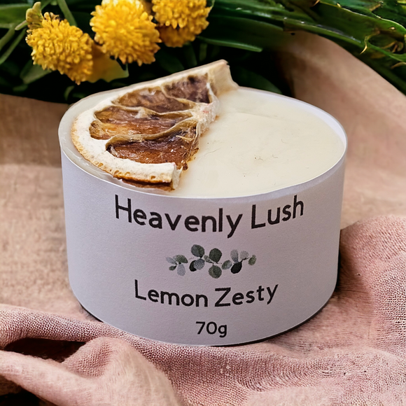 Round Soap - Lemon Zesty
