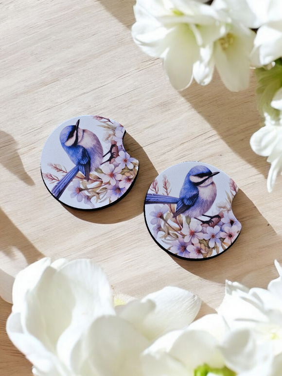 Car Coasters - Blue Wren (design 1)