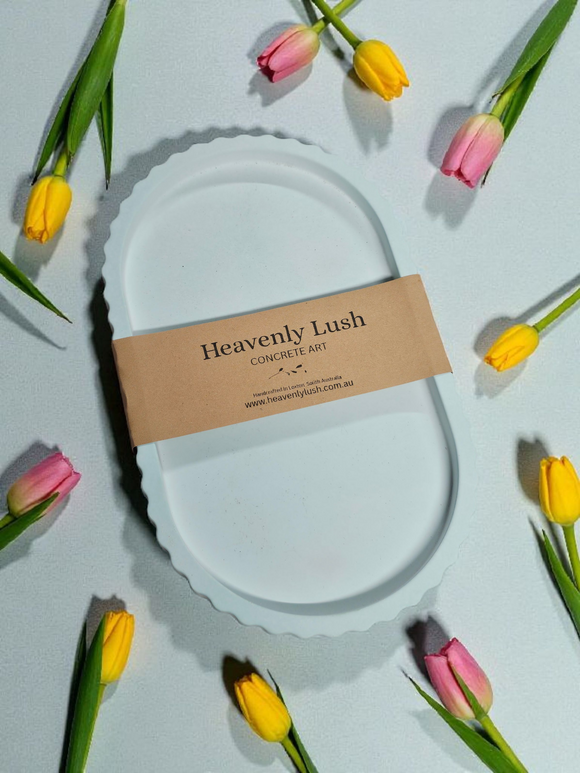 Large Oblong Dish - Mint Green