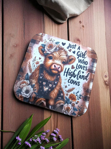 Magnet - "Just a girl who loves Highland Cows"