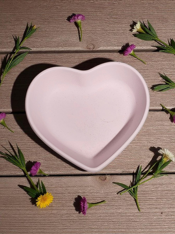 Small Heart Bowl - Pink