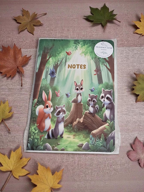 A5 Notebook - Woodland Creatures