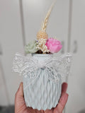 Small wax melts bouquet + handmade vase ⭐️ PICKUP ONLY ⭐️