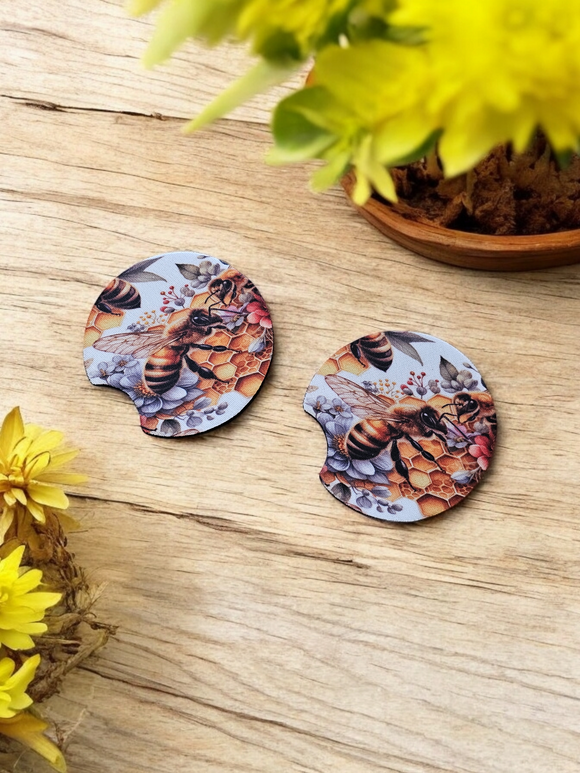 Car Coasters - Bee
