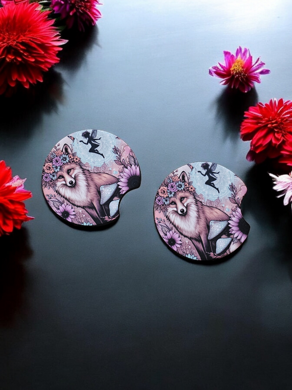 Car Coasters - Fox