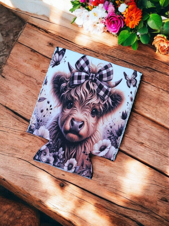 Can Cooler - Highland Cow