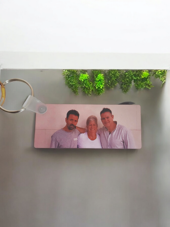 Custom Photo wood keyring