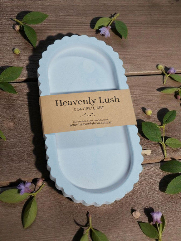 Small Oblong Dish - Blue