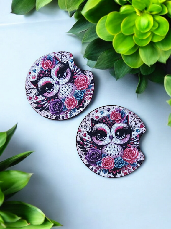Owl - car coasters