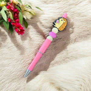 Beaded Pen - Hedgehog