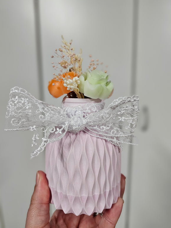 Small wax melts bouquet + handmade vase ⭐️ PICKUP ONLY ⭐️