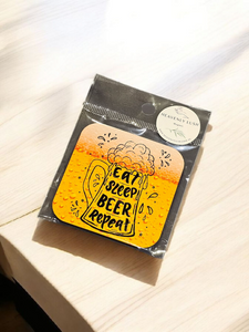 Magnet - "Eat, Sleep, Beer, Repeat"