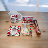 Teacher Mug and a Coaster gift set (Teacher made, all day, every day)