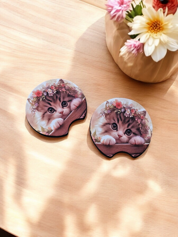 Car Coasters - Kitten