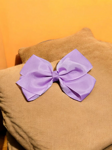 Kids Medium Hair bow - purple