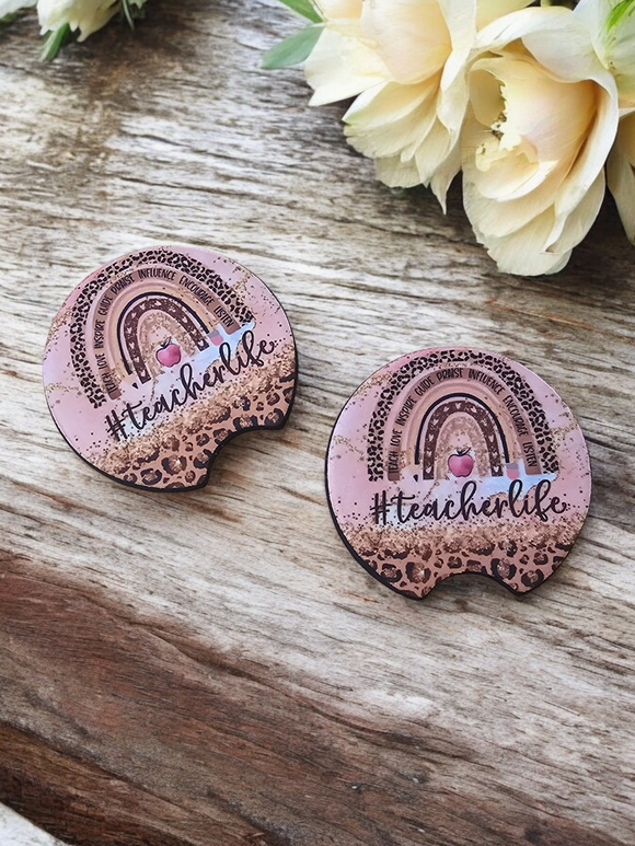 Car Coasters - #teacherlife