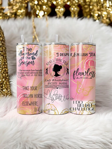 20oz Tumbler - "Spill the Tea"