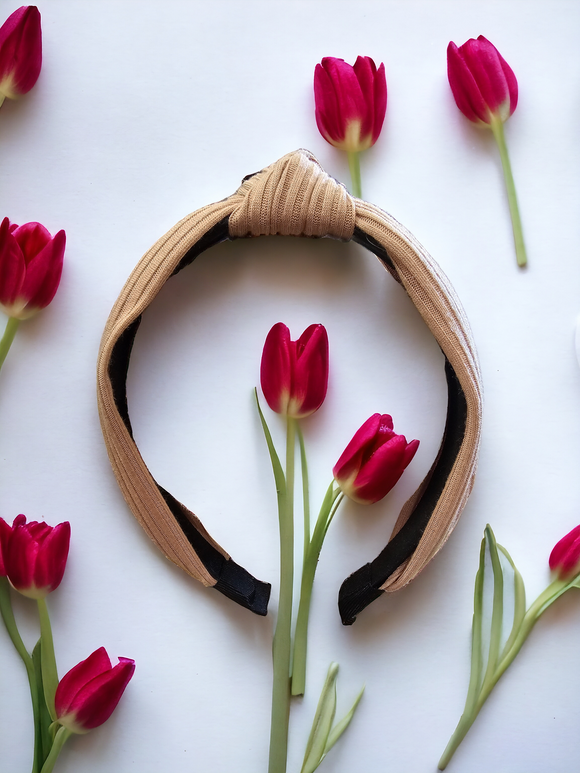 Brown Knotted headband
