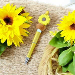 Beaded Pen - Sunflower