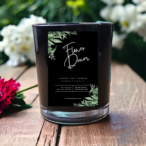 Soy Wax Candle - Flower Drum